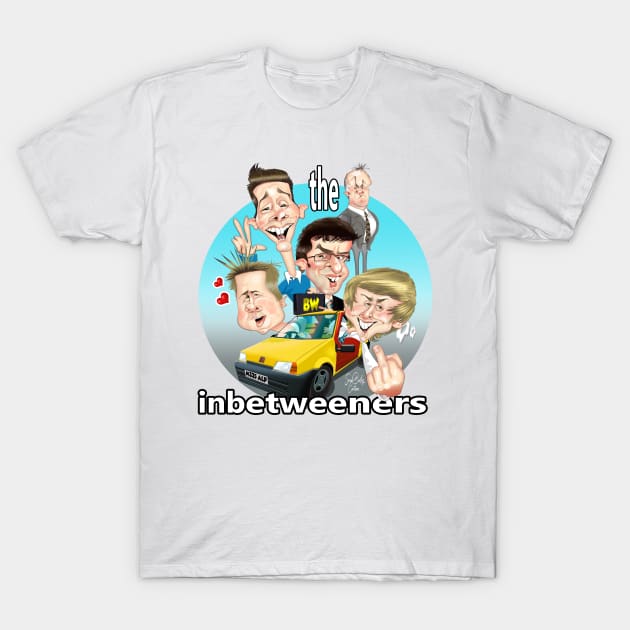 The Inbetweeners T-Shirt by Sarah Bailey TV Cartoons